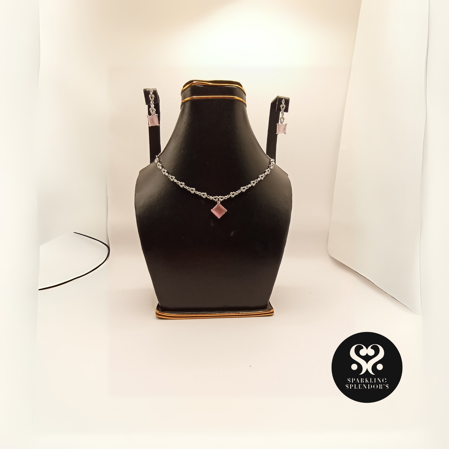 Blush Crystal Pendent