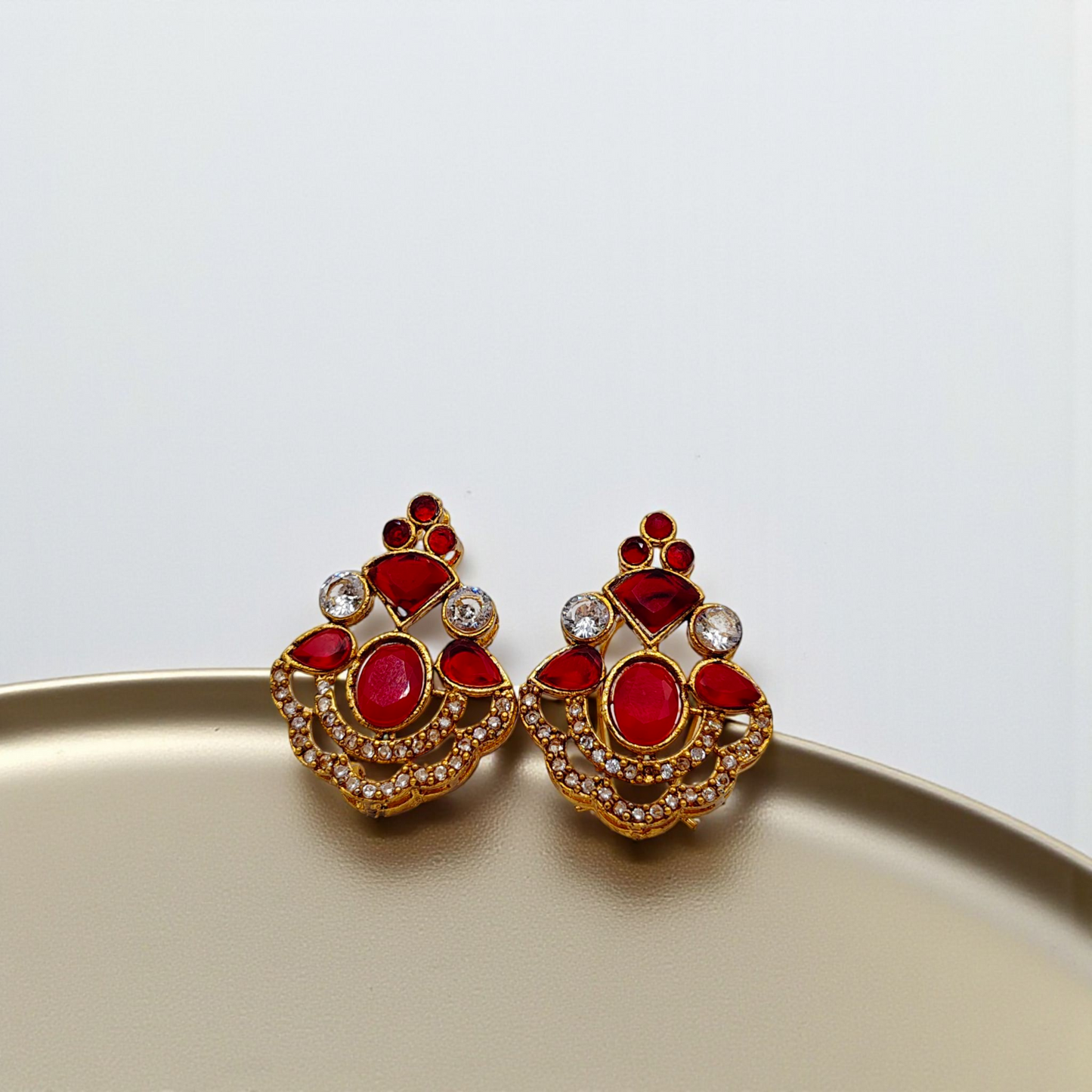 Gold Diamond Earrings
