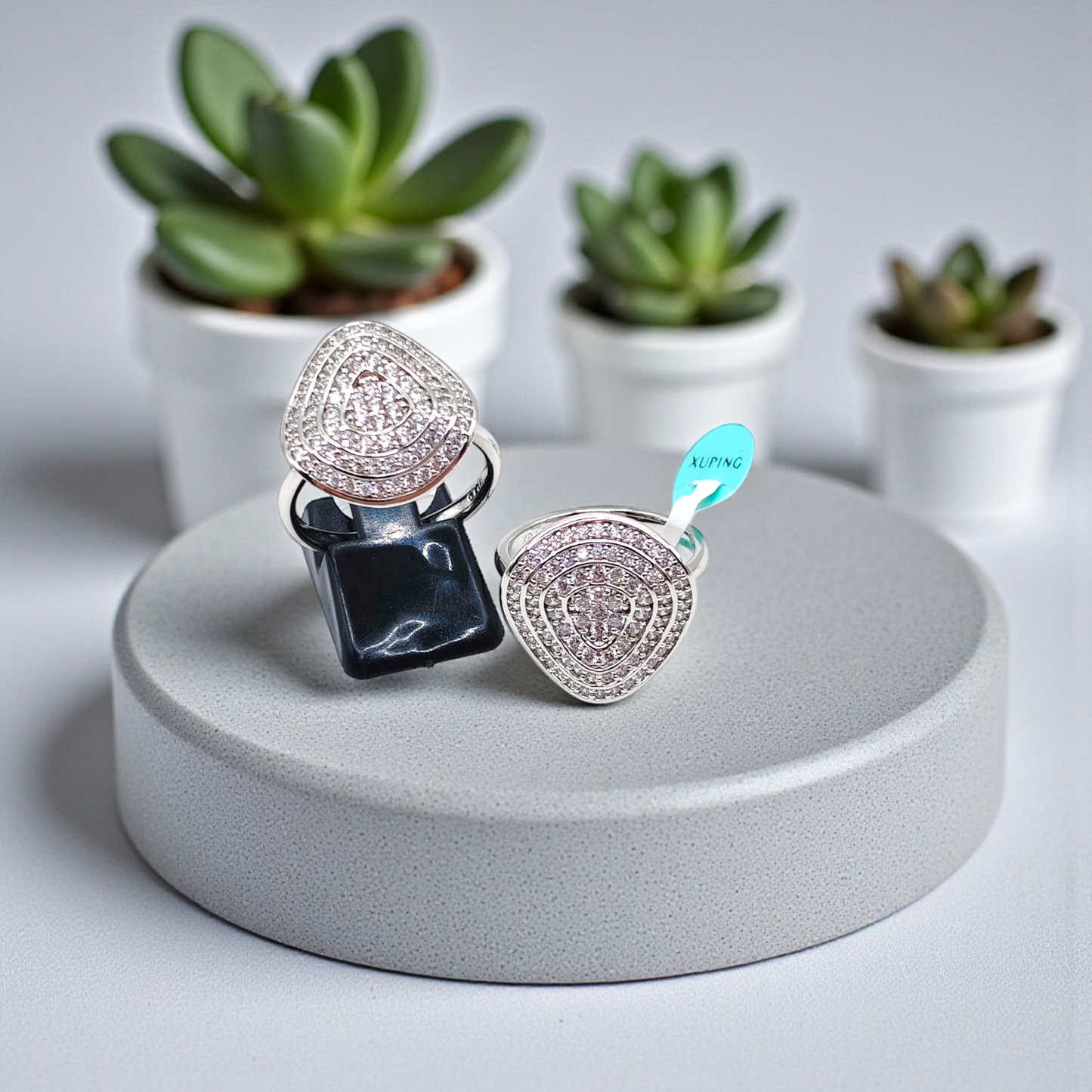 Luxe Radiance Adjustable Rings