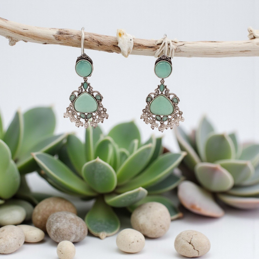 Antique Stone Oxidized Chandelier