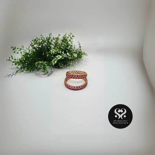 Royal Spark Bangles– Bold Elegance in Every Detail