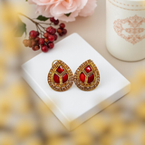 Pastel Spark Gold Studs