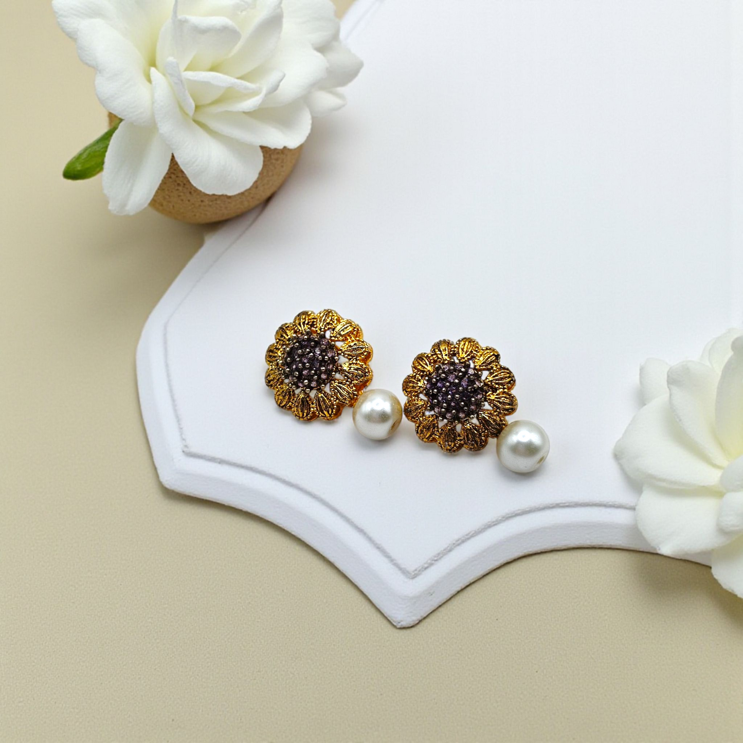 Royal Halo Earrings