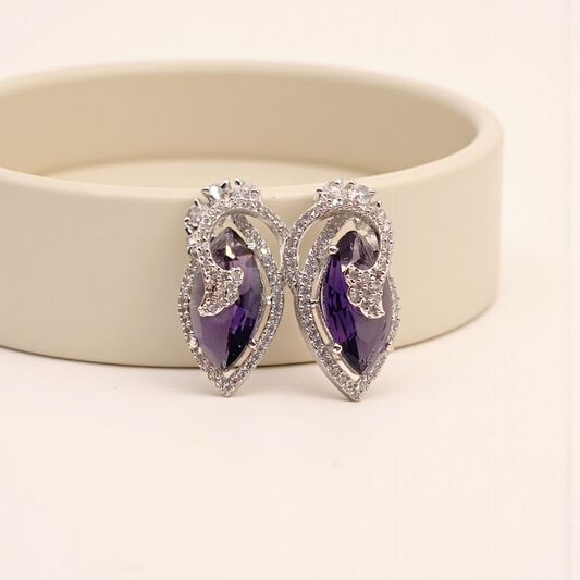 Elegant Marquise Stone Studs