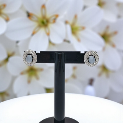 Premium Halo Stud Earrings – Elegant Everyday & Festive Collection