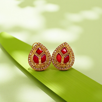 Pastel Spark Gold Studs