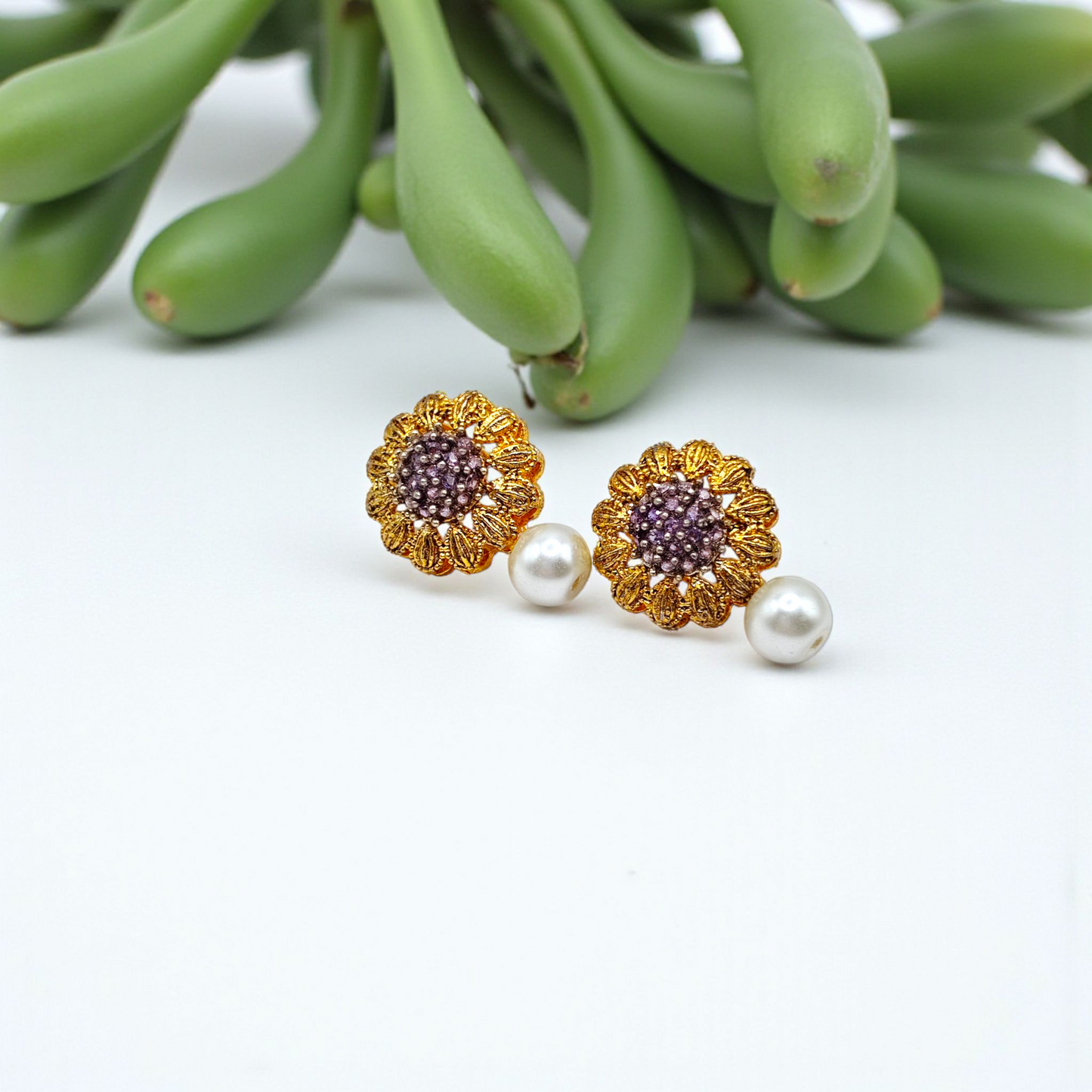 Royal Halo Earrings