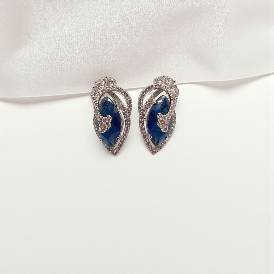 Elegant Marquise Stone Studs