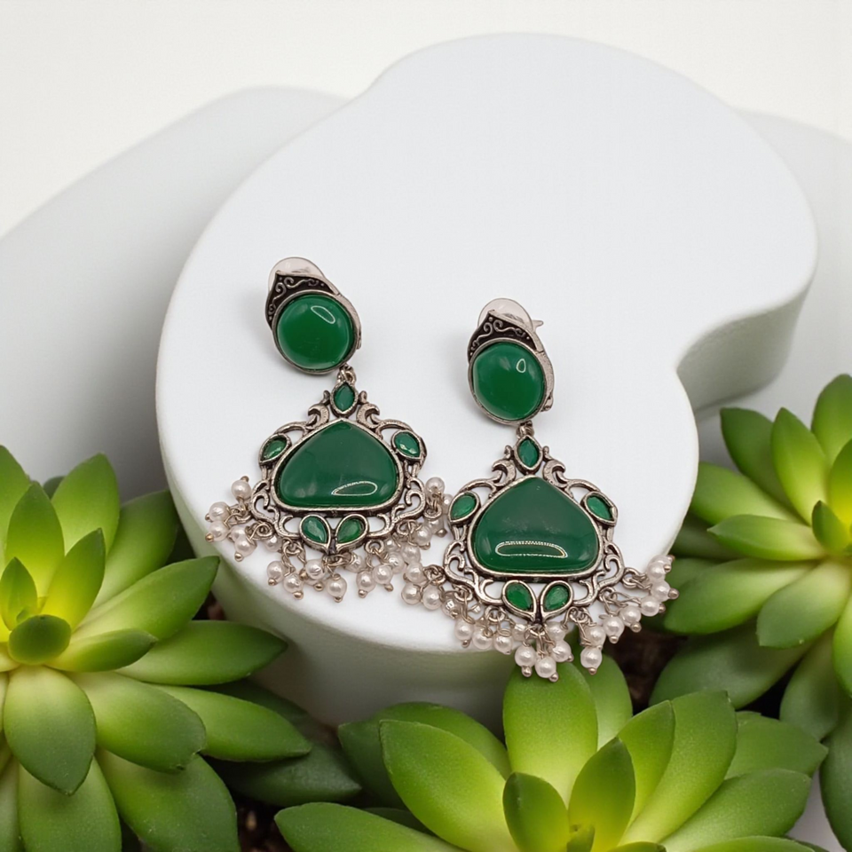 Antique Stone Oxidized Chandelier