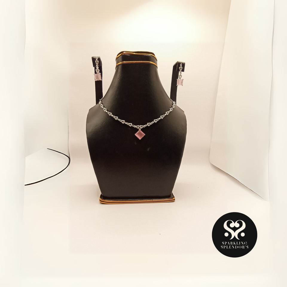 Blush Crystal Pendent