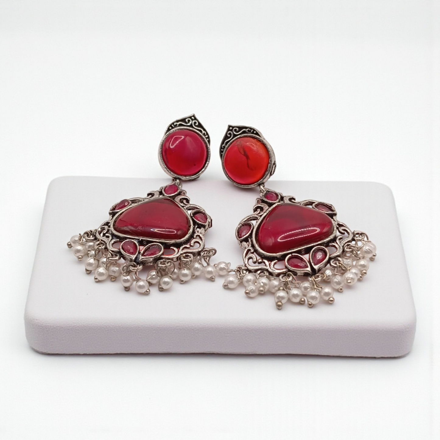 Antique Stone Oxidized Chandelier