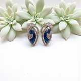 Elegant Marquise Stone Studs