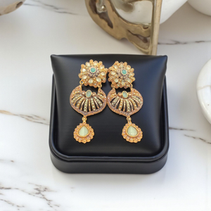 Floral Drop Jhumka