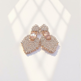 Radiant Statement Stone chandelier