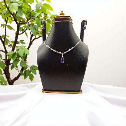 Emerald Grace Teardrop Pendant Set