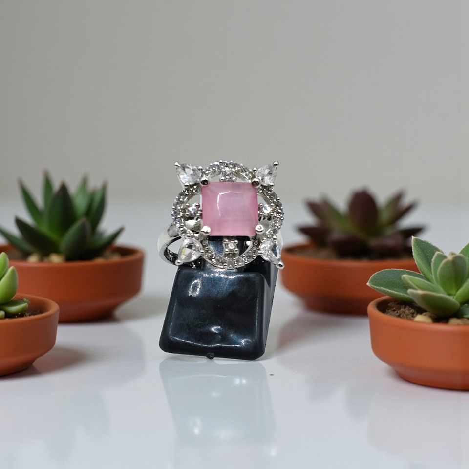 Elegant Gemstone Crown Rings