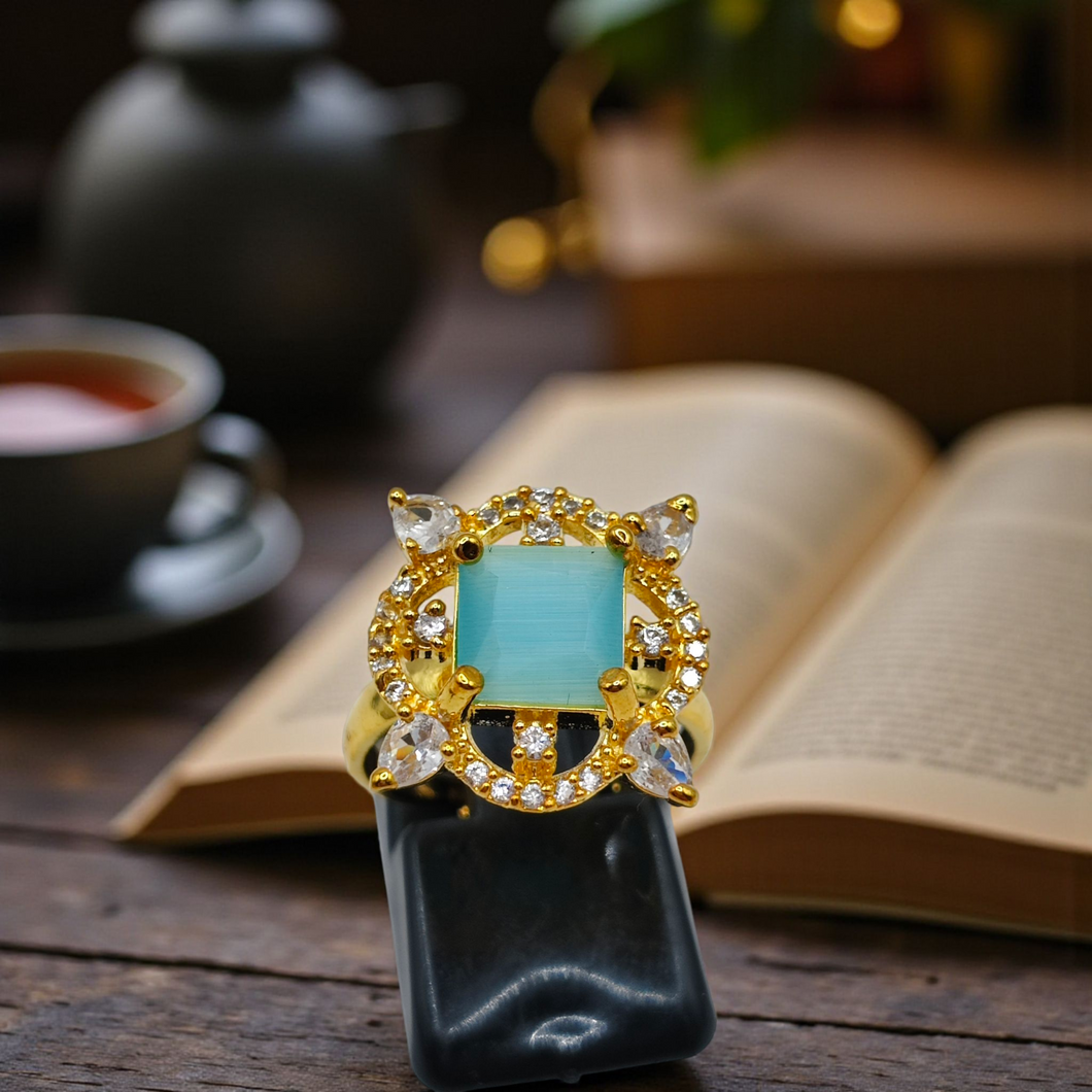 Elegant Gemstone Crown Rings