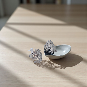 Crystal Vine Leaf Ring