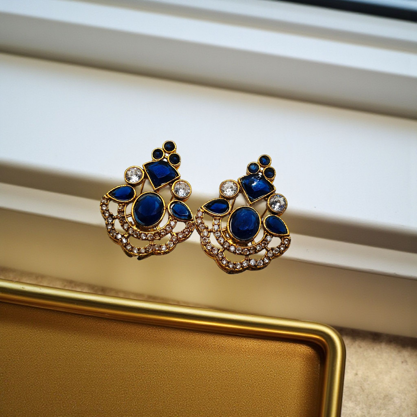 Gold Diamond Earrings