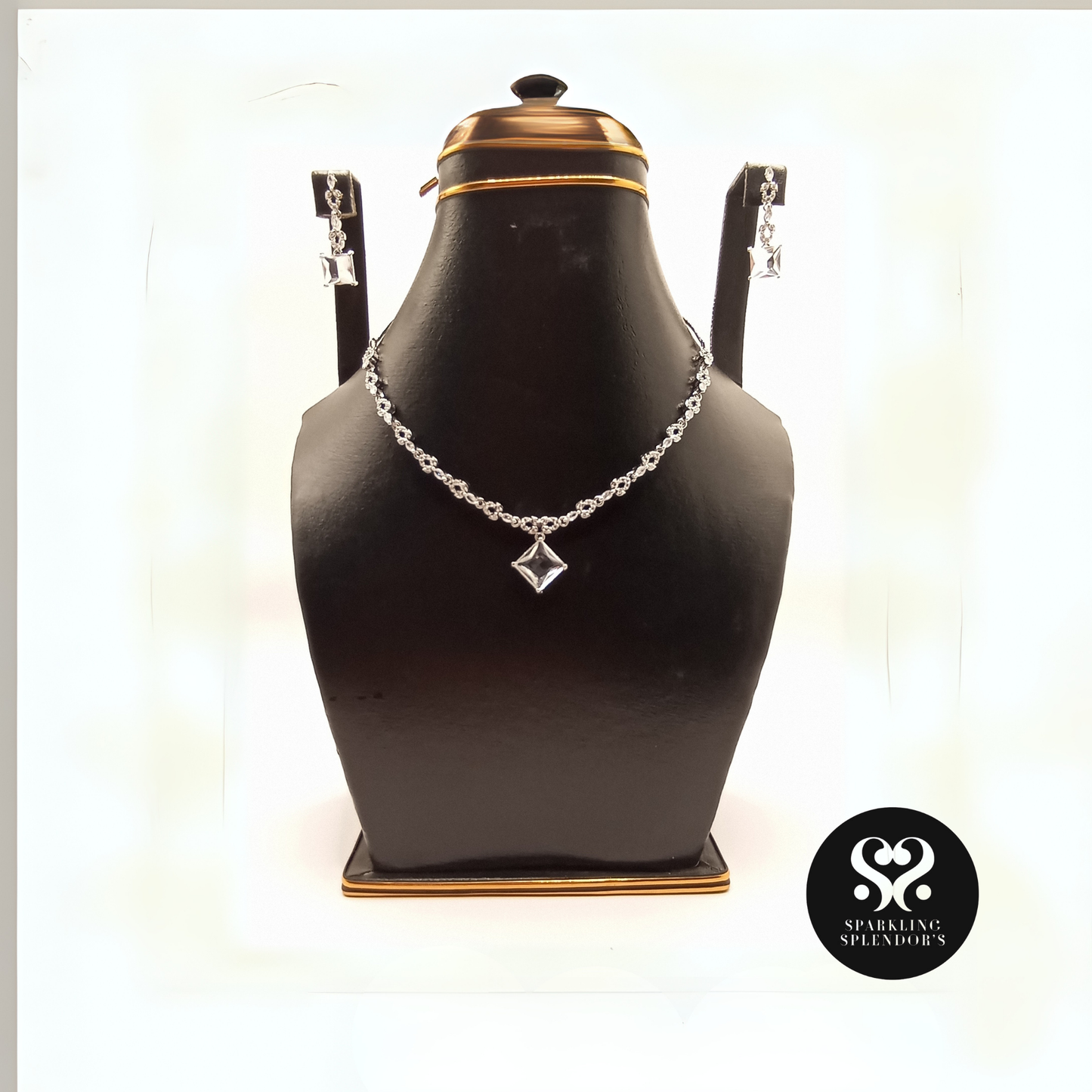 Blush Crystal Pendent