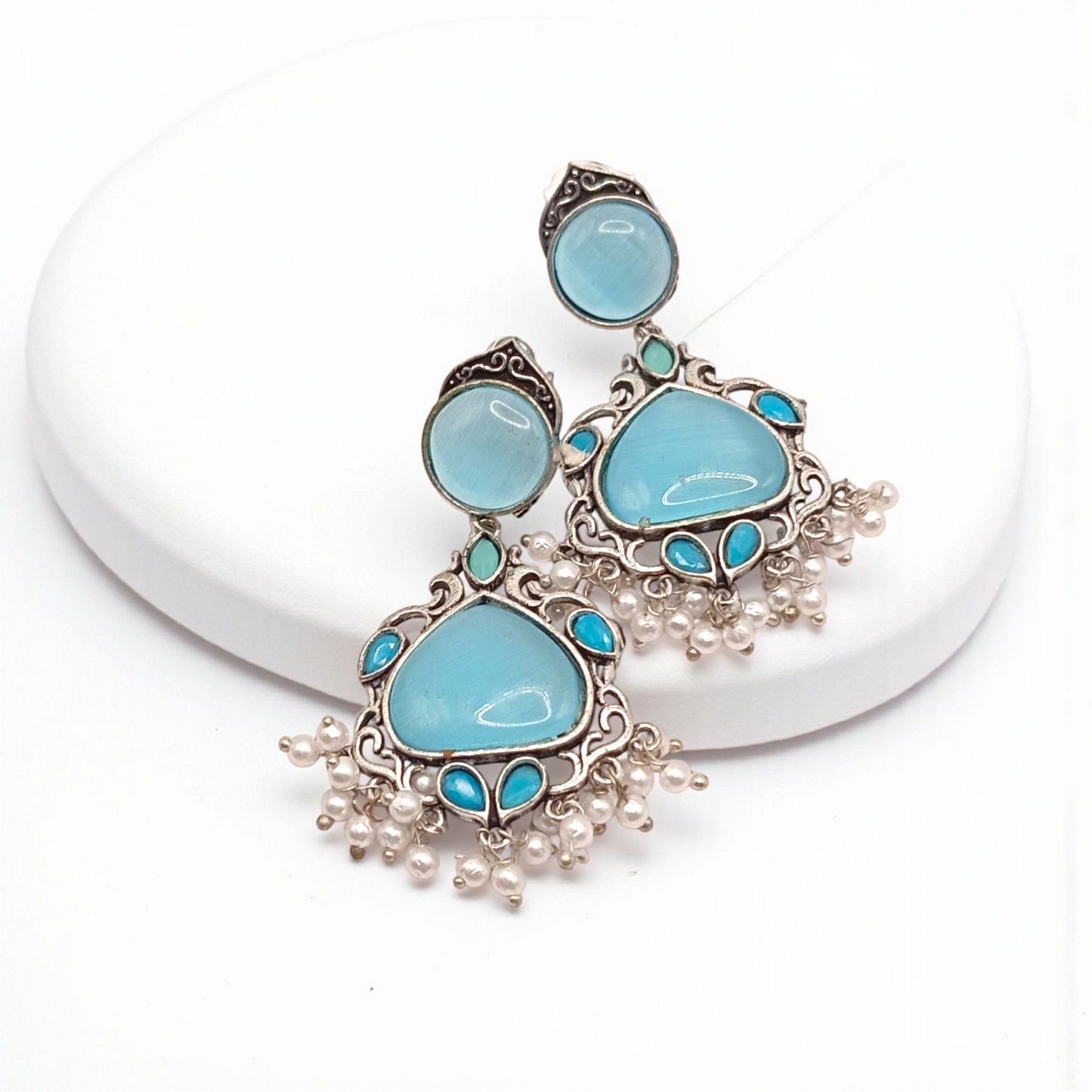 Antique Stone Oxidized Chandelier