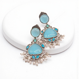 Antique Stone Oxidized Chandelier