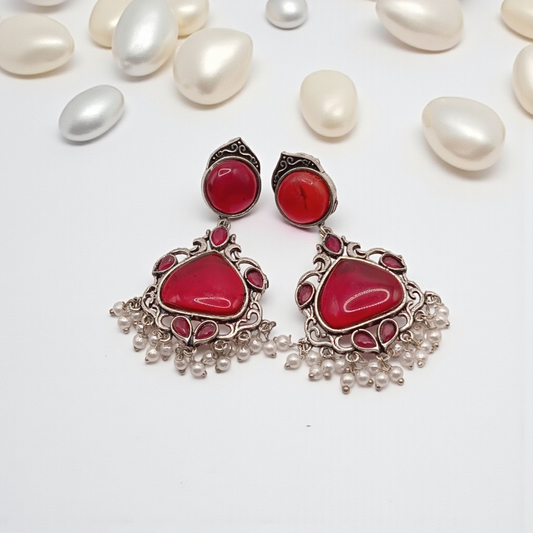 Antique Stone Oxidized Chandelier