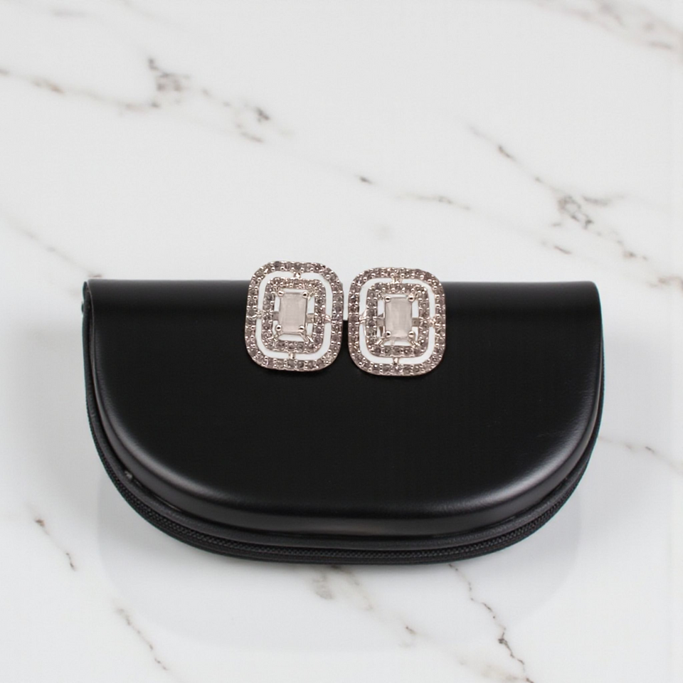 Geometric Double Halo Studs