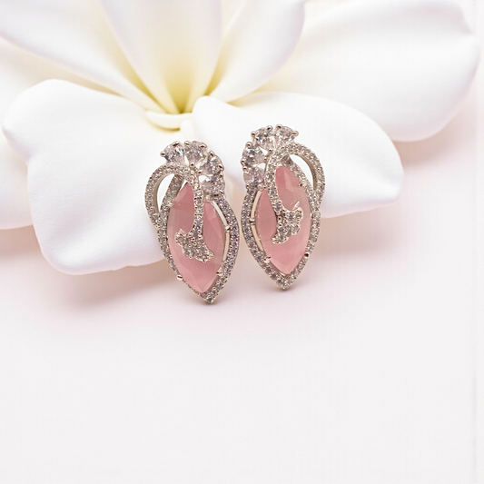 Elegant Marquise Stone Stud Earrings
