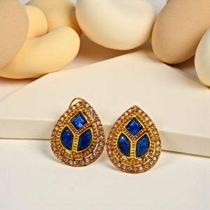 Pastel Spark Gold Studs