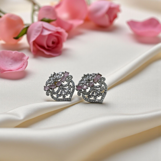 Floral Crown Crystal Studs