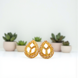 Pastel Spark Gold Studs