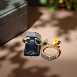 "Classic Pave Bar Statement Ring"